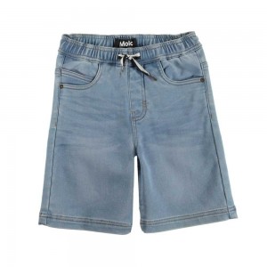 Molo Ali Boys' Shorts Soft Denim Blue | ZA0000735