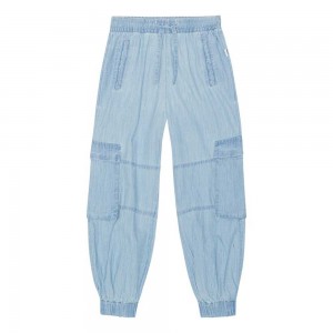 Molo Aliki Girls' Pants & Jeans Summer Wash Indigo | ZA0000366