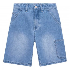 Molo Archie Boys' Shorts Lightblue Denim | ZA0000726