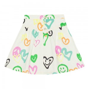 Molo Betsy Girls' Skirts Heart Colours | ZA0000432