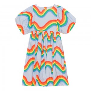 Molo Calyita Girls' Dresses Rainbow Waves | ZA0000264