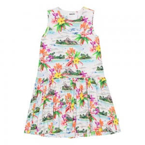 Molo Candece Girls' Dresses Tropical Islands | ZA0000229