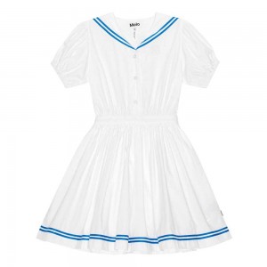 Molo Conch Girls' Dresses White | ZA0000209