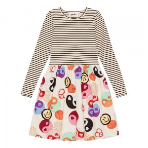 Molo Credence Girls' Dresses Yin Yang | ZA0000269