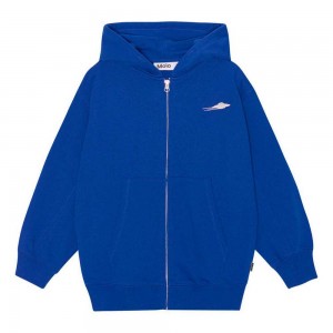 Molo Mazz Boys' Sweatshirts Cardigans Reef Blue | ZA0000757