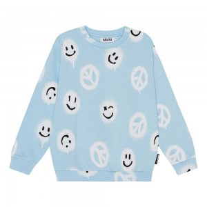 Molo Miksi Boys' Sweatshirts Cardigans Pool Easy Peacy | ZA0000739