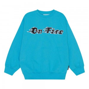 Molo Monti Boys' Sweatshirts Cardigans Turquoise Blue | ZA0000764