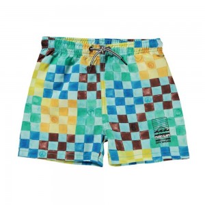 Molo Niko Swimshorts Big Check | ZA0001105