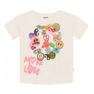 Molo Raeesa Girls' T Shirts Tops Stick With Love | ZA0000562