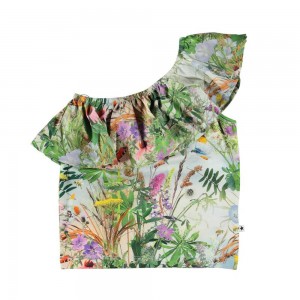 Molo Raelyn Girls' T Shirts Tops Wild Nature | ZA0000200