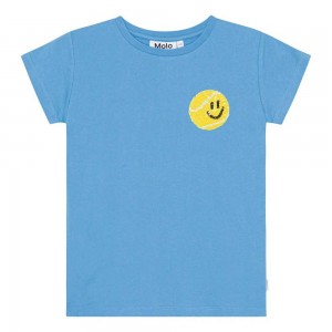 Molo Ranva Girls' T Shirts Tops Tennis Smile | ZA0000552