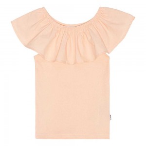 Molo Reca Girls' T Shirts Tops Fluffy Rose | ZA0000572