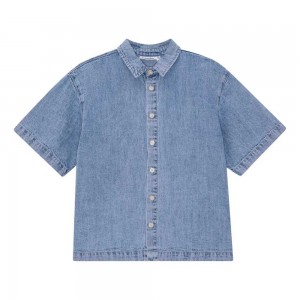 Molo Richie Boys' Shirts Bleach Denim | ZA0000683