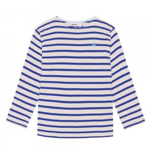 Molo Rilder Boys' T Shirts Tops Reef Stripe | ZA0000795