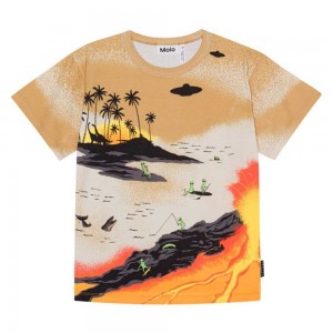 Molo Riley Boys' T Shirts Tops Alien Tourists | ZA0000806