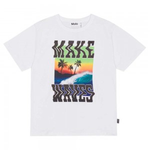 Molo Riley Boys' T Shirts Tops Make Waves | ZA0000772