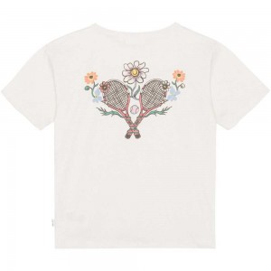 Molo Riley Girls' T Shirts Tops Floral Tennis | ZA0000550