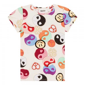 Molo Rimona Girls' T Shirts Tops Yin Yang | ZA0000560