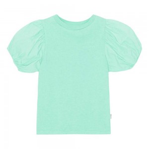 Molo Ritta Girls' T Shirts Tops Cool Mint | ZA0000587