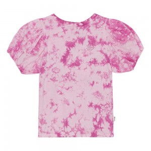 Molo Ritta Girls' T Shirts Tops Purple Tie Dye | ZA0000541