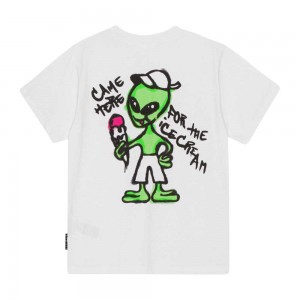 Molo Rodney Boys' T Shirts Tops Icecream Alien | ZA0000820