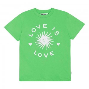 Molo Roxo Girls' T Shirts Tops Love Is Love | ZA0000515