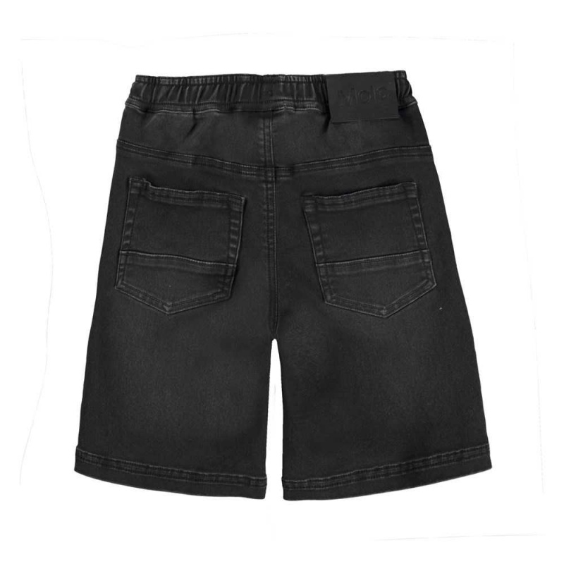 Molo Ali Boys' Shorts Washed Black | ZA0000687