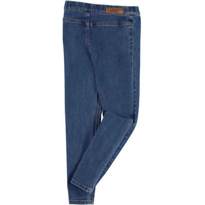 Molo April Girls' Pants & Jeans Suttle Stone Blue | ZA0000378