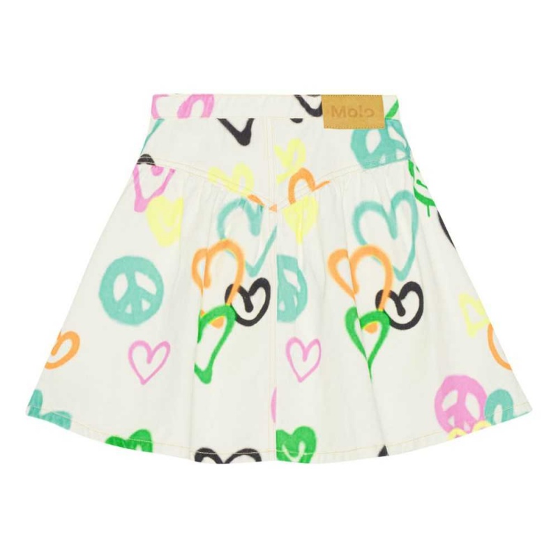 Molo Betsy Girls' Skirts Heart Colours | ZA0000432