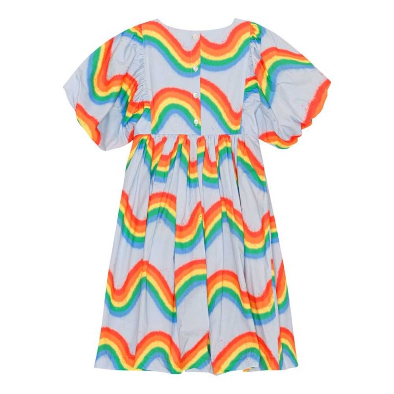 Molo Calyita Girls' Dresses Rainbow Waves | ZA0000264