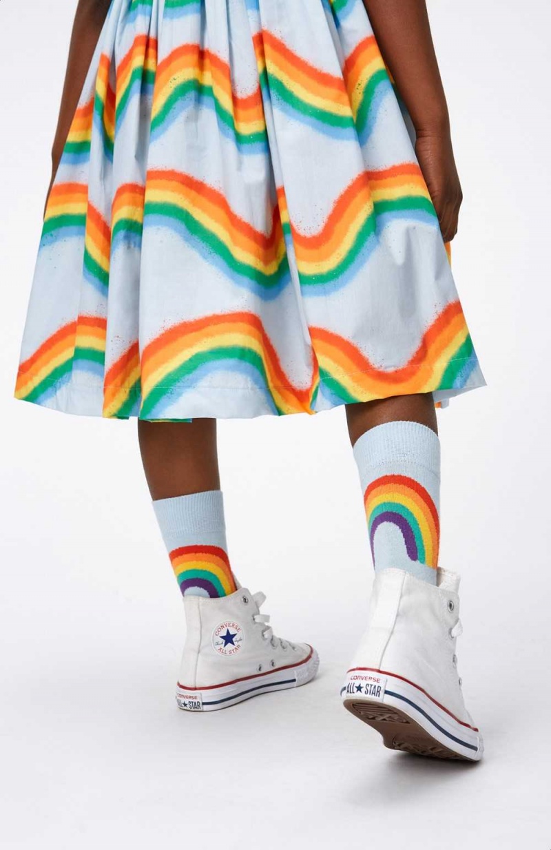 Molo Calyita Girls' Dresses Rainbow Waves | ZA0000264