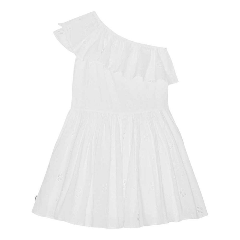 Molo Cay Girls' Dresses White | ZA0000207