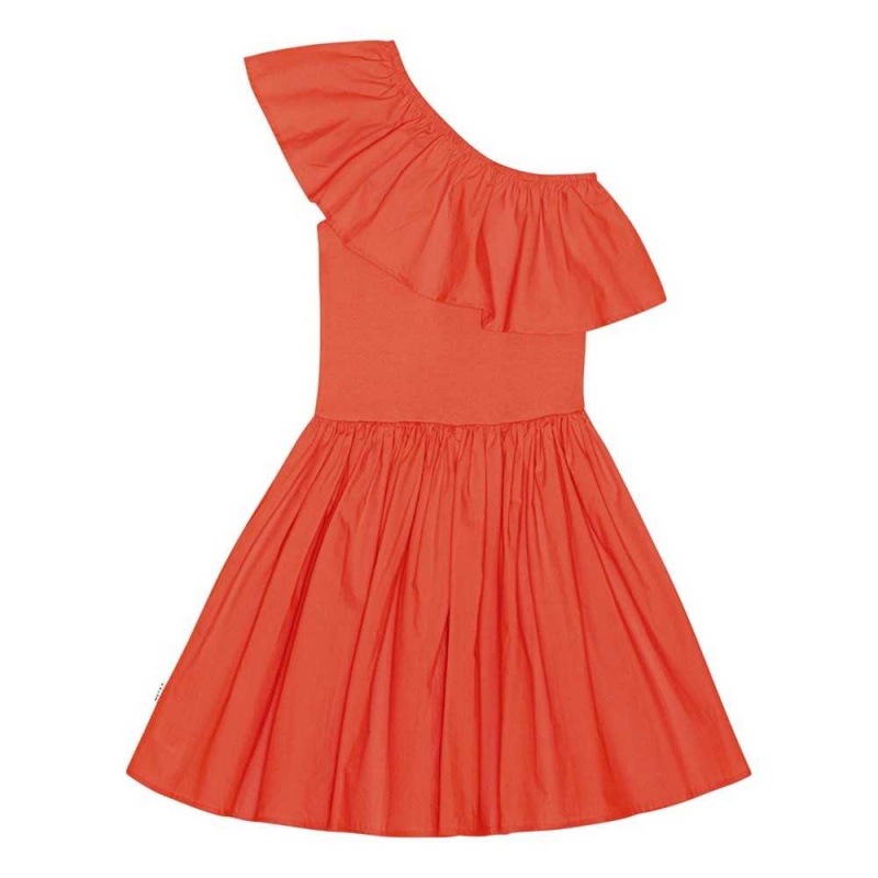 Molo Chloey Girls' Dresses Red Clay | ZA0000286