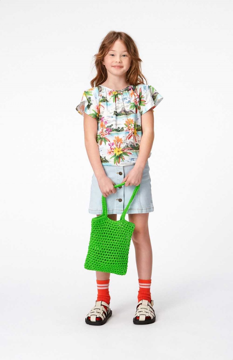 Molo Crochet Bag Bags Classic Green | ZA0000896