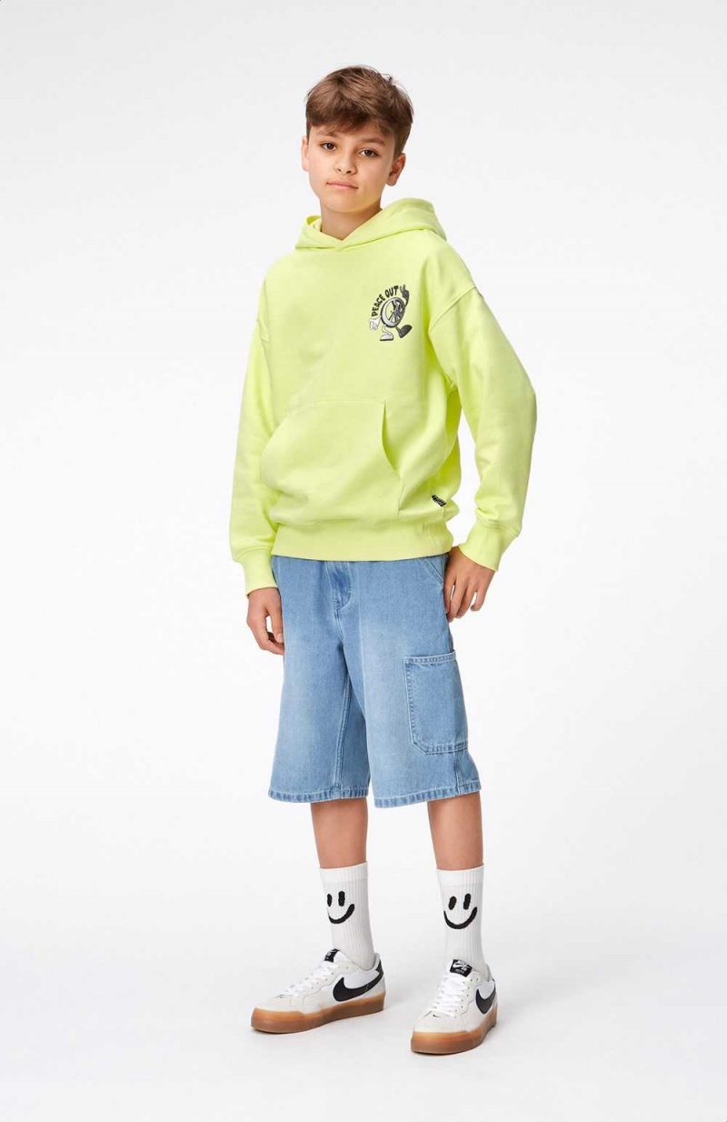 Molo Matt Boys' Sweatshirts Cardigans Sour Lemon | ZA0000753