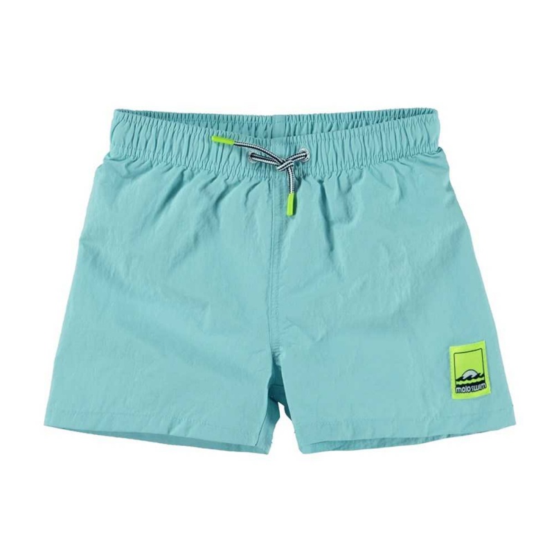 Molo Niko Solid Swimshorts Pool Blue | ZA0001169