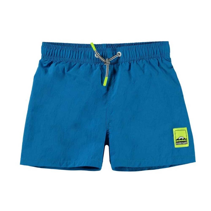 Molo Niko Solid Swimshorts Retro Blue | ZA0001141