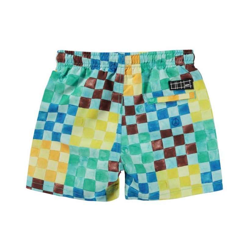 Molo Niko Swimshorts Big Check | ZA0001105