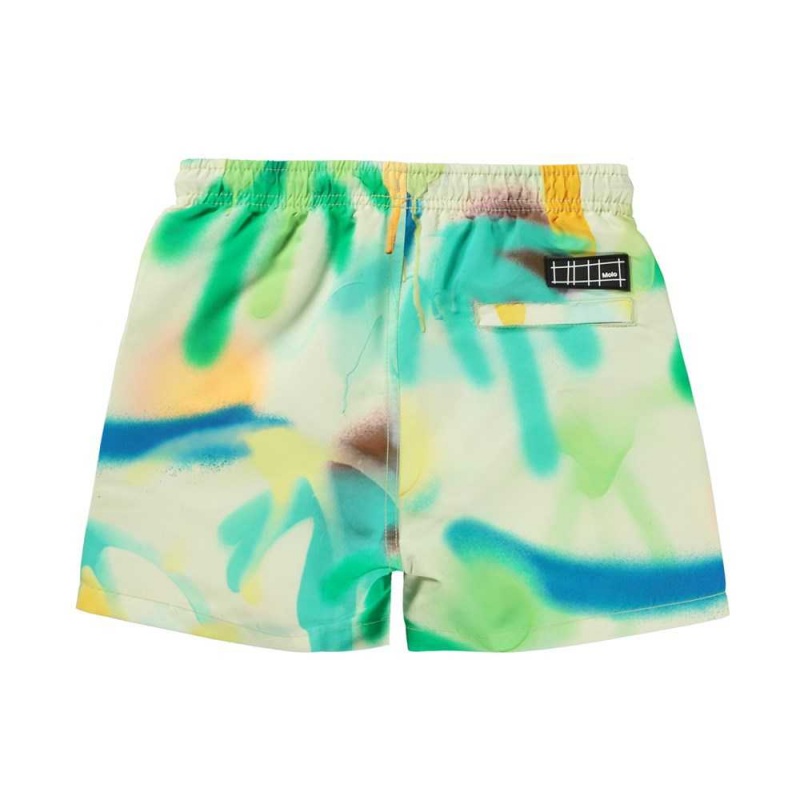 Molo Niko Swimshorts Palmtree Spray | ZA0001110