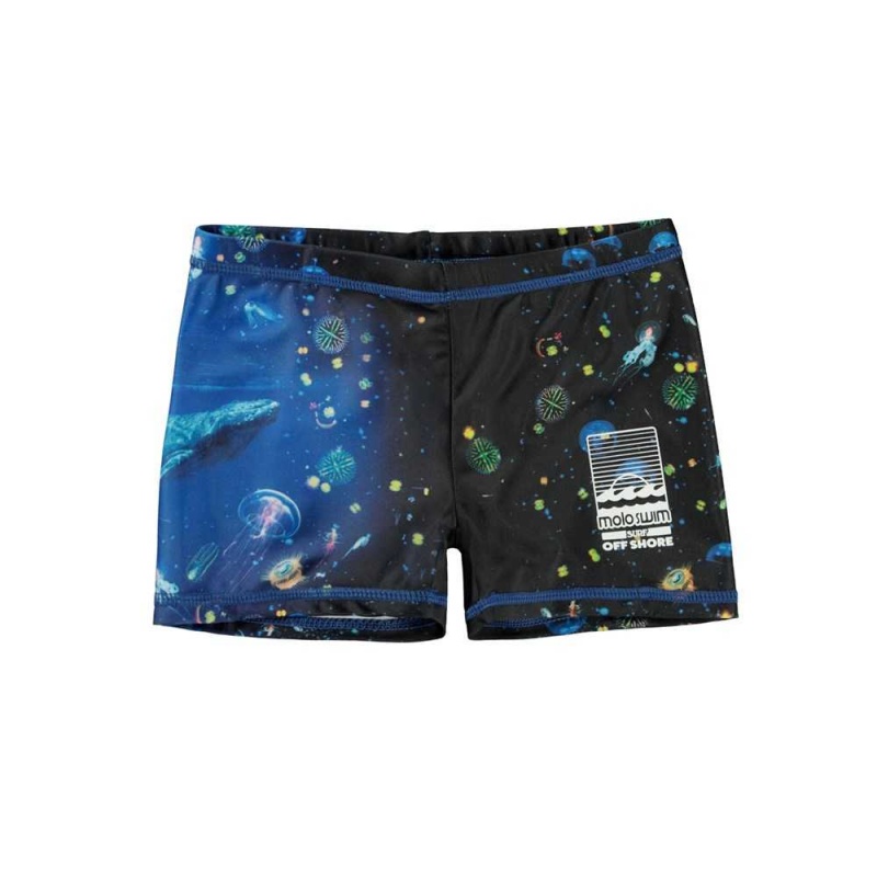 Molo Norton Placed Swimshorts Plankton | ZA0001151