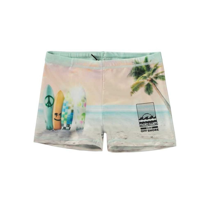 Molo Norton Placed Swimshorts Sunrise Surfer | ZA0001119