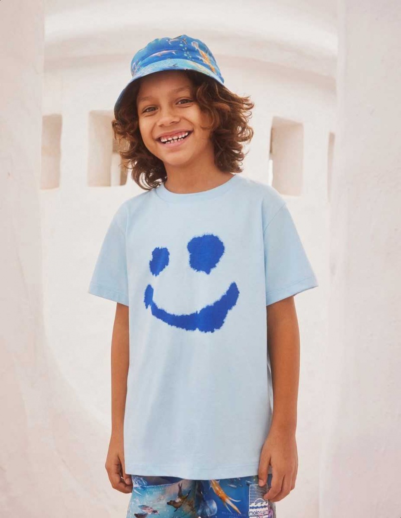 Molo Rame Boys' T Shirts Tops Water Smile | ZA0000634