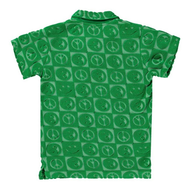 Molo Randel Boys' T Shirts Tops Bright Green | ZA0000817