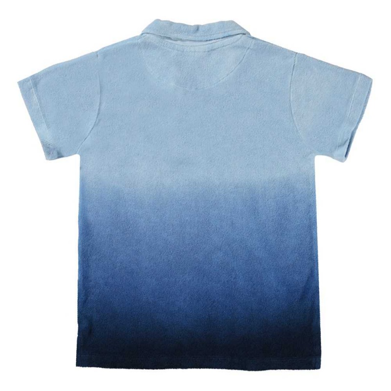 Molo Randel Boys' T Shirts Tops Reef Blue | ZA0000637