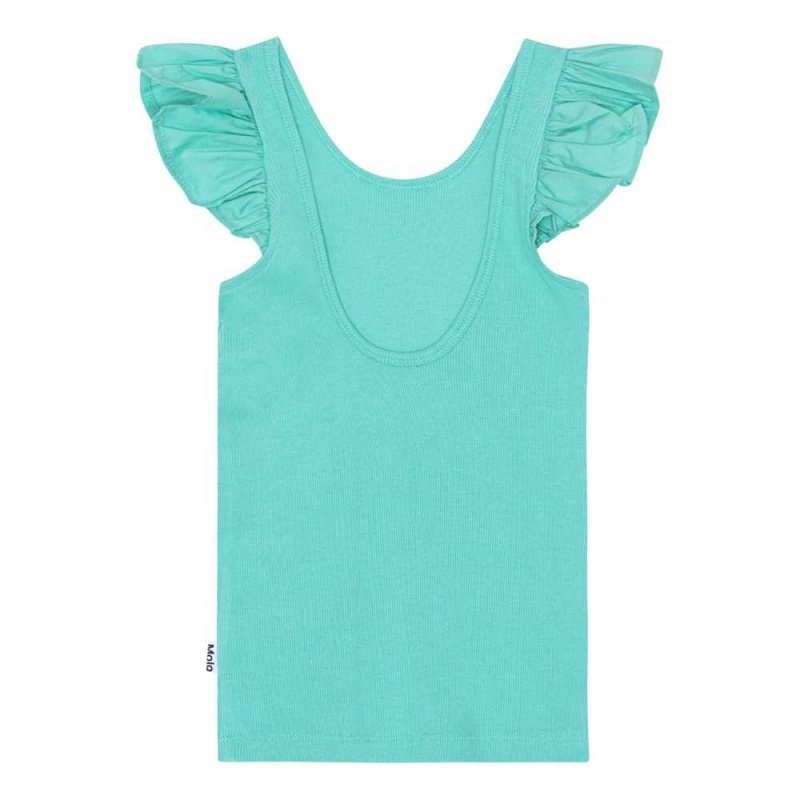 Molo Ranja Girls' T Shirts Tops Pacific | ZA0000524