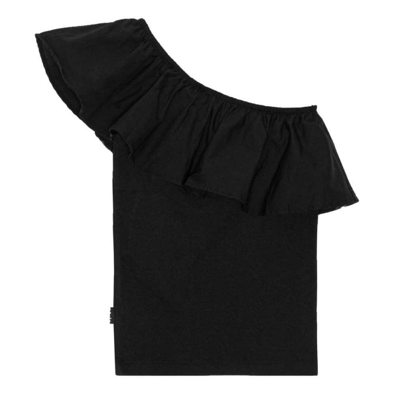 Molo Rebecca Girls' T Shirts Tops Black | ZA0000521