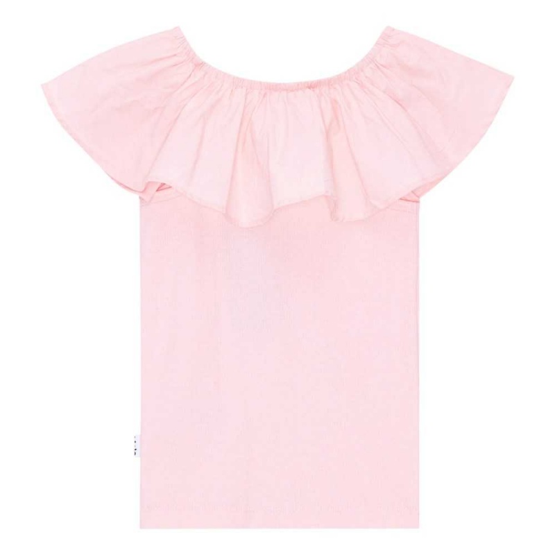 Molo Reca Girls' T Shirts Tops Candy Floss | ZA0000525