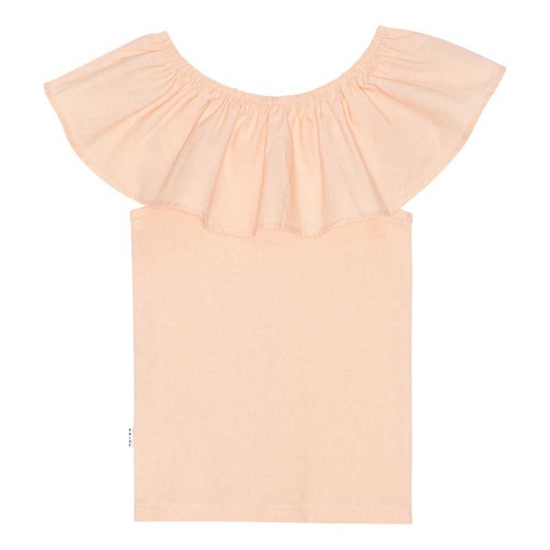 Molo Reca Girls' T Shirts Tops Fluffy Rose | ZA0000572