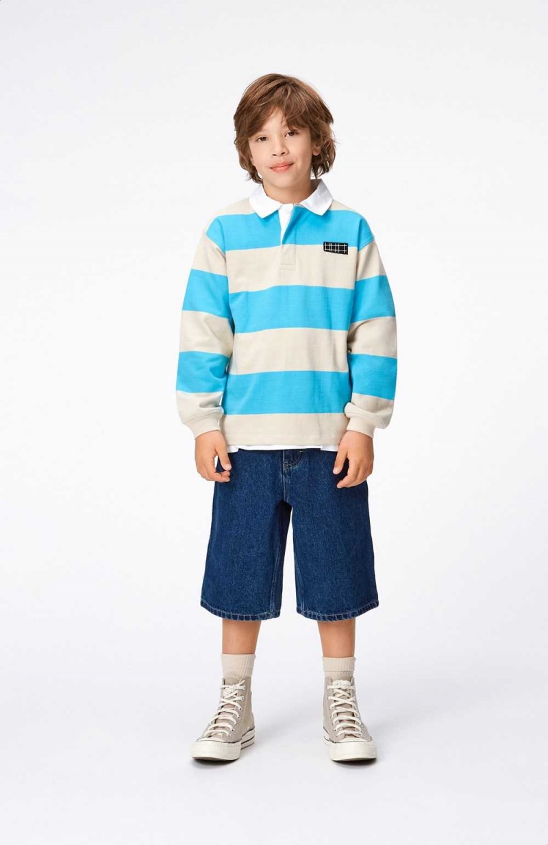 Molo Relz Boys' T Shirts Tops Turquoise Sand | ZA0000859