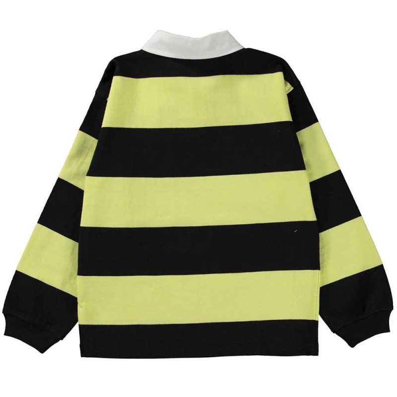 Molo Relz Girls' T Shirts Tops Black Lemon | ZA0000582